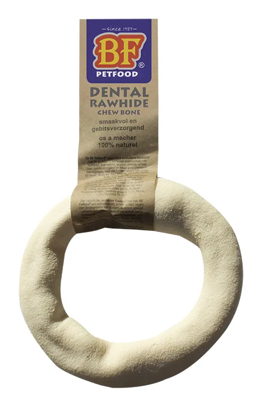 BF Petfood Rawhide Dental Ring - Small