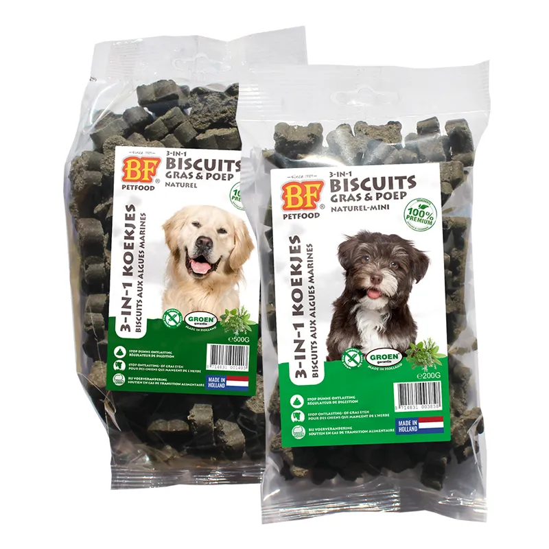 BF Petfood 3-in-1 koekjes Gras & Poep - Naturel