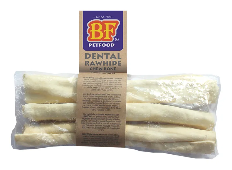 BF Petfood Rawhide Dental Rol Snack - Medium