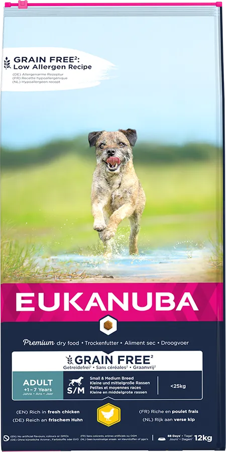Eukanuba Grain Free Adult Small - hondenvoeding